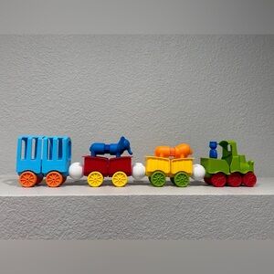 Smartmax STEM magnetic zoo train toy